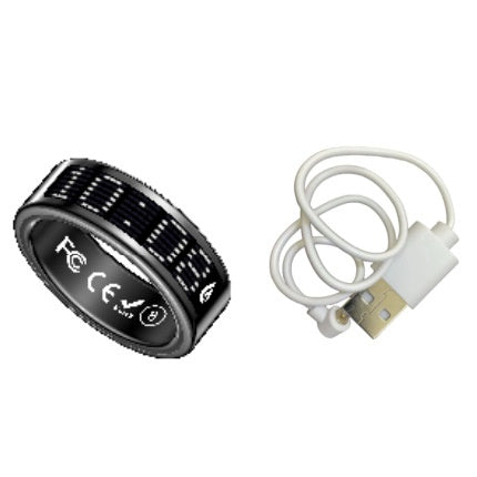 Smart Ring With Display For Counting, Heart Rate, Blood Oxygen, Pressure, Sleep, And Exercise Monitoring, Smart Bracelet For The Middle East